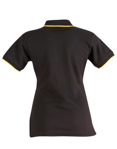 Picture of Winning Spirit, Ladies Contrast Pique S/S Polo